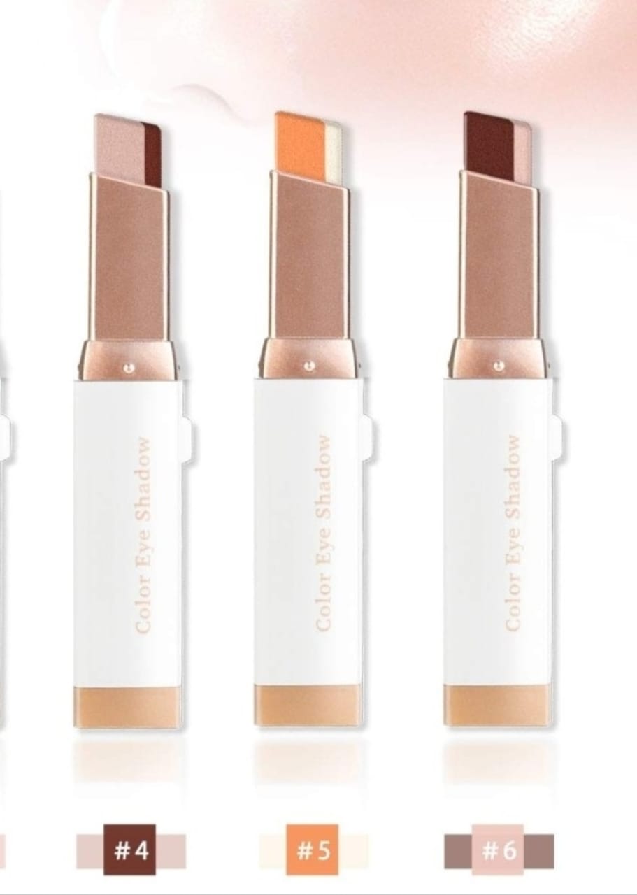 Two-Tone Eyeshadow Stick | Waterproof Gradient Eye Shadow
