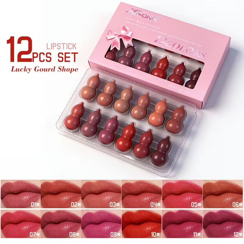 Mini Lipsticks Set – 12 Pcs