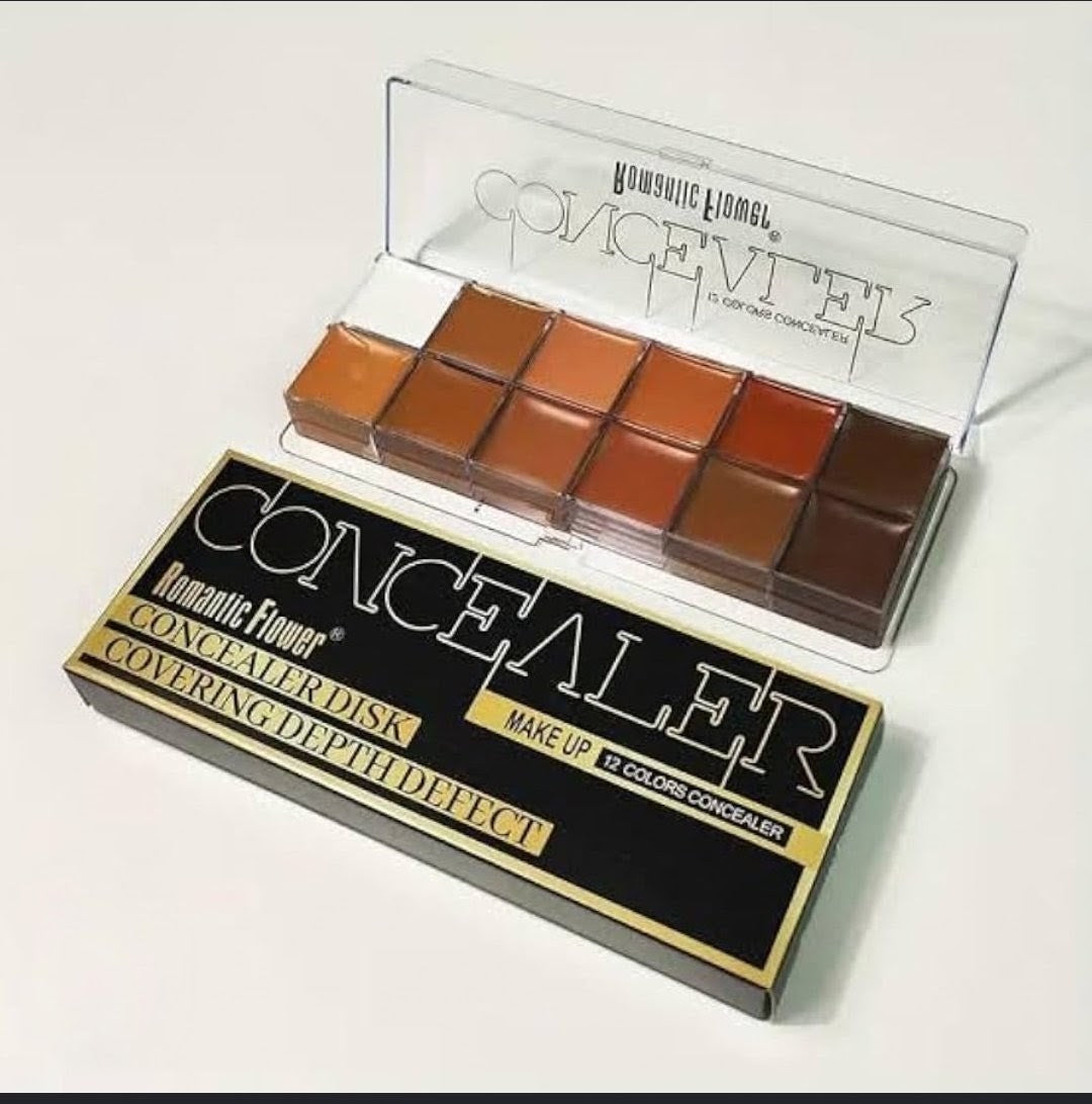12 Colors Concealer Palette | Creamy Full Coverage & Color Correcting