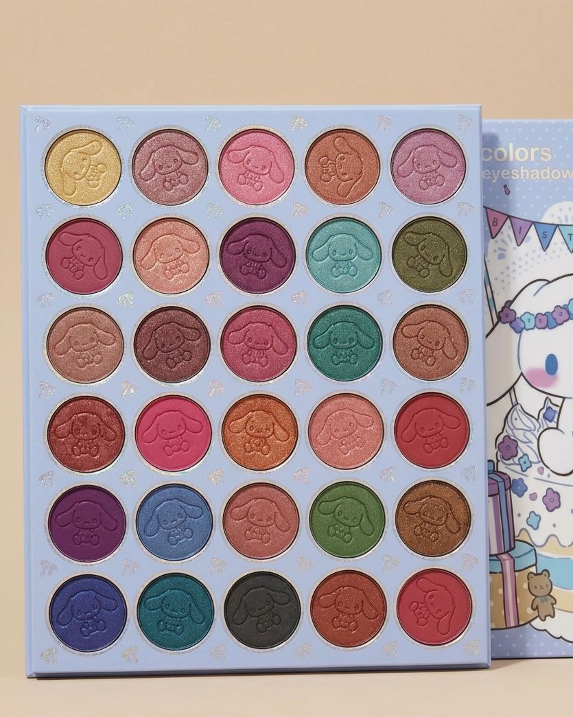 Hello Kitty 35-Color Pink Eyeshadow Palette