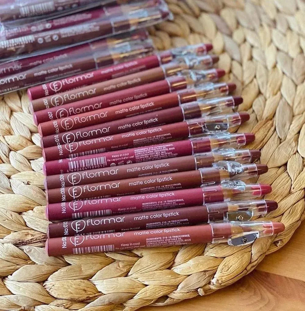Flormar Lip Pencil – Pack of 12