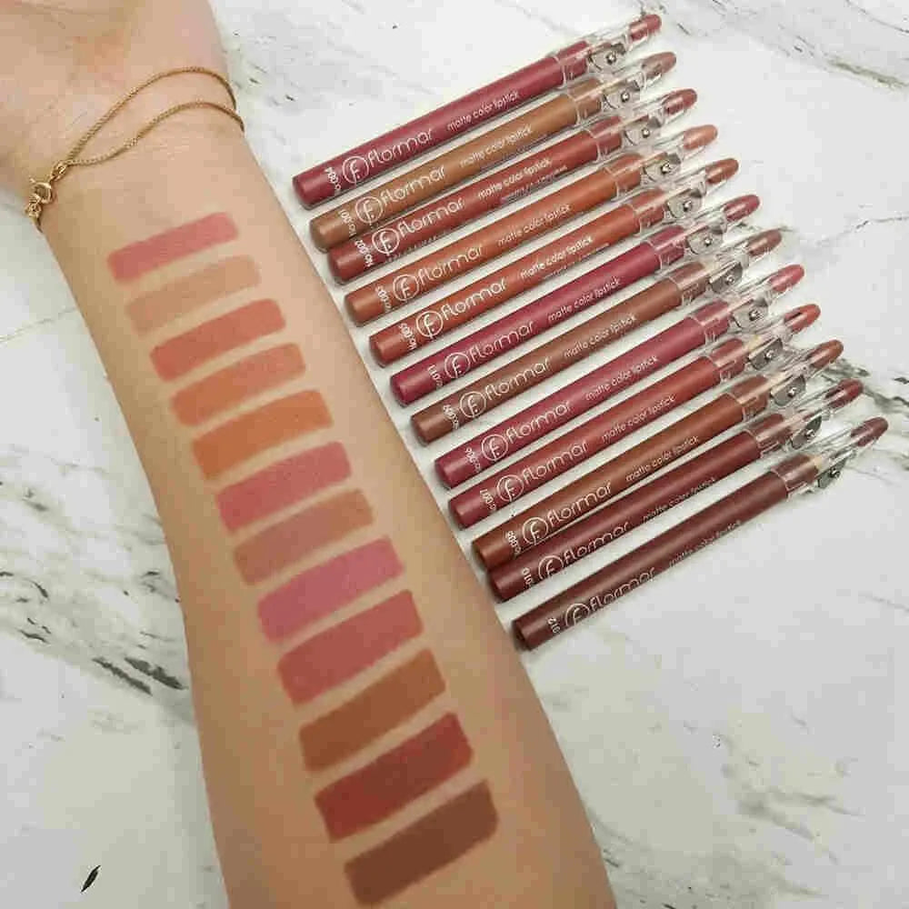 Flormar Lip Pencil – Pack of 12